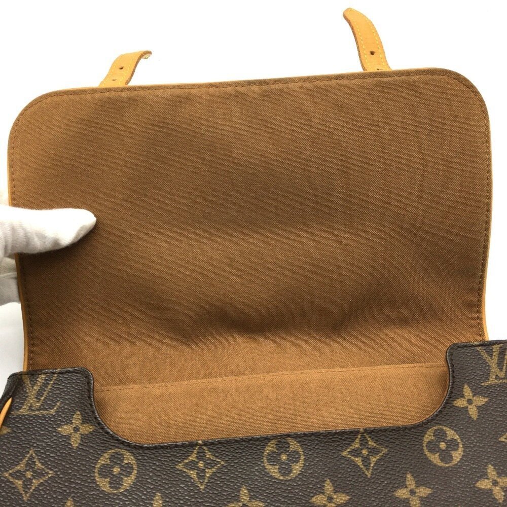 LOUIS VUITTON Brown Monogram Canvas Backpack - Picture 10 of 13